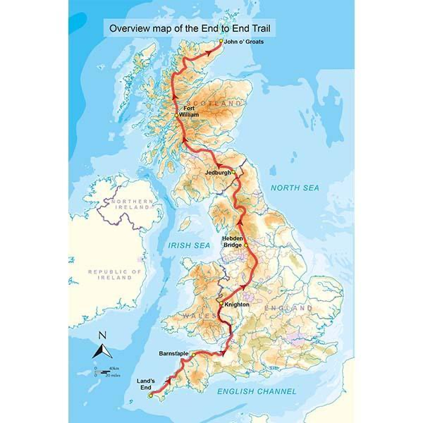Map of Luke’s sponsored walk